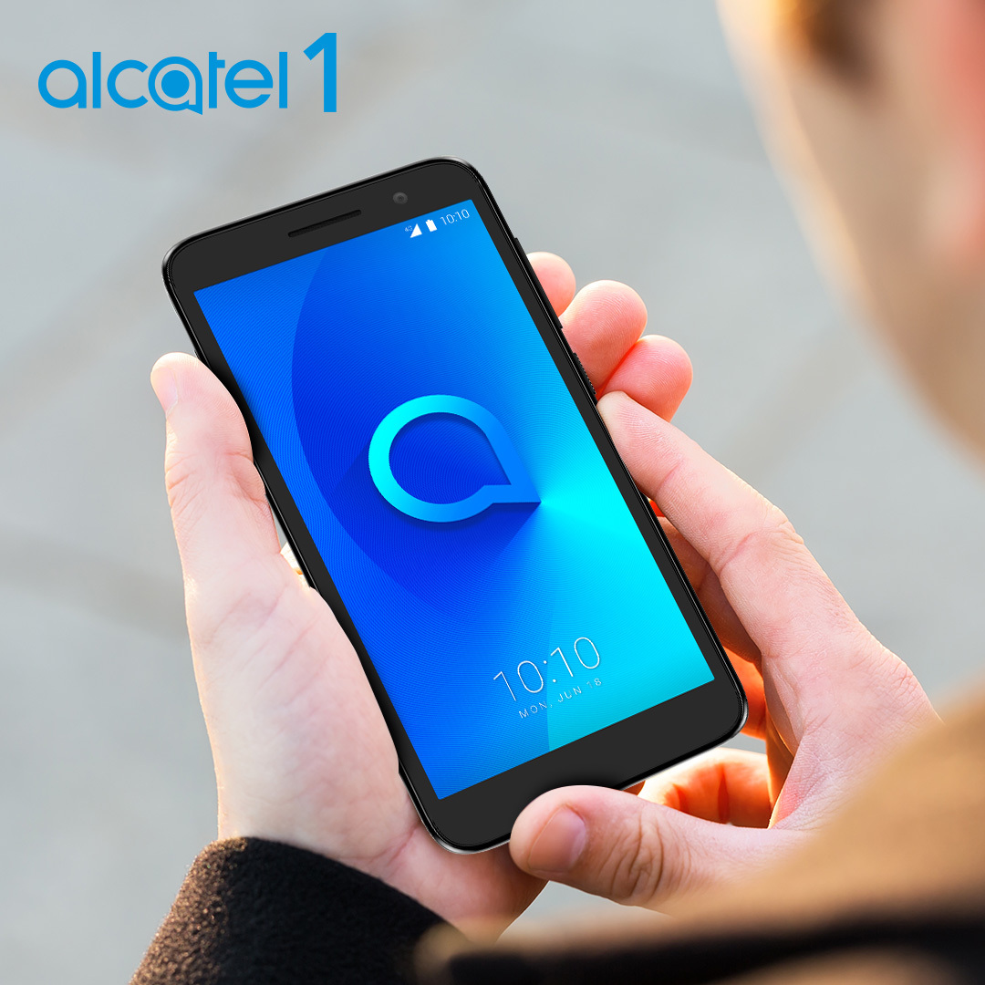 alcatelmobileIR's tweet photo. Here at Alcatel, we don't believe that great tech needs to break the bank. Check out the Alcatel 1 smartphone for only €49.99 @TescoIrl. https://t.co/YMz1rUIdSP #GreatTechGreatPrice https://t.co/uxOix3lX6C