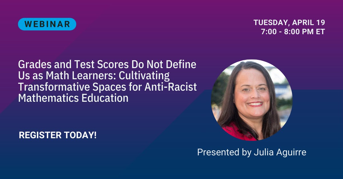 NCTM on Twitter "Introducing the first webinar in the NCTM Equity