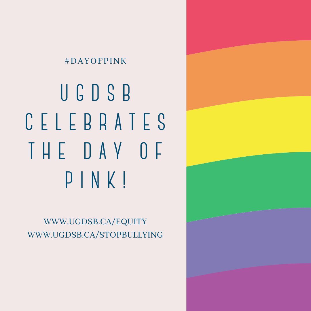 Today is the International Day of Pink -  The Day of Pink is a day against bullying, discrimination, homophobia, biphobia, transphobia and transmisogyny. Let’s have a discussion today about ending discrimination. #UGKindness #DayOfPink ow.ly/QCLi50II5b5