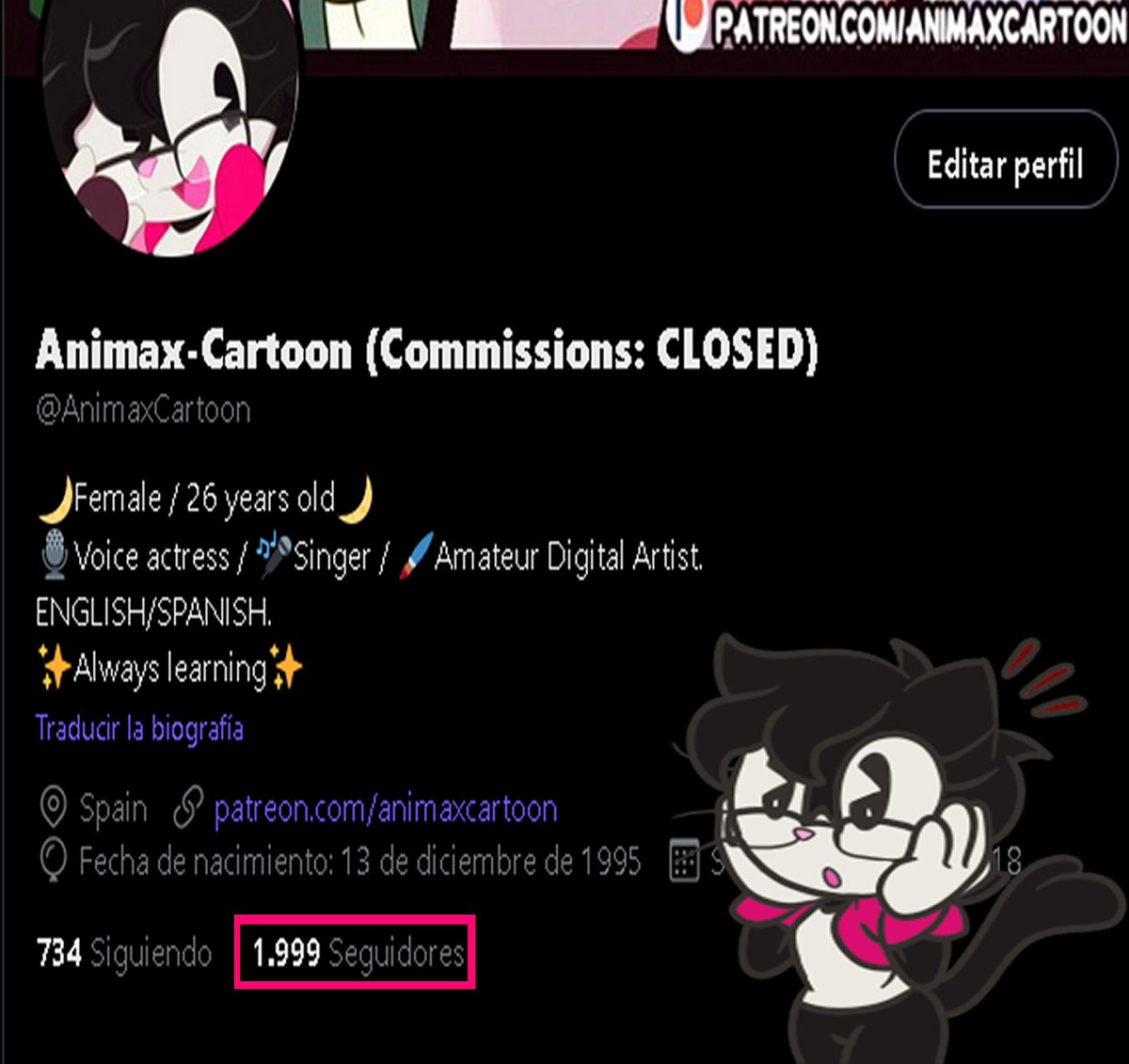 Ms_Ice_Cream's tweet image. Holy moon!
I can't believe we're close to 2.000 followers!
Thank you everyone! 💗
This deserves a future art raffle...!