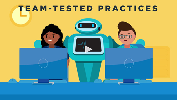 LMPtalk's tweet photo. Check out our new how-to video for finding team-tested practices in the April 2022 LMP Insider, then try them out with your unit-based team. https://t.co/NMcpaAw8IV} #TransformKP #TeamTestedPractices #QI #PI https://t.co/ysu40lOjgO