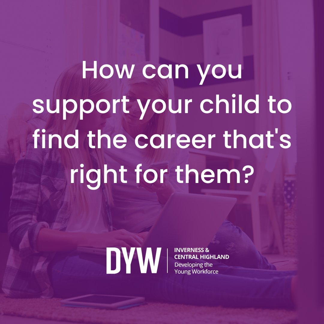 How can you support your child to find the #career that's right for them? If you're unsure how to discuss careers with your child, visit <a href="/mywowscotland/">My World of Work</a>'s website for resources and steps to help you start career conversations!

myworldofwork.co.uk/parents-carers