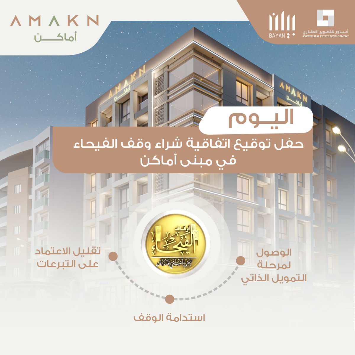 ترقبوا اليوم، حفل توقيع اتفاقية شراء وقف القرآن الكريم وعلوم الشريعة.