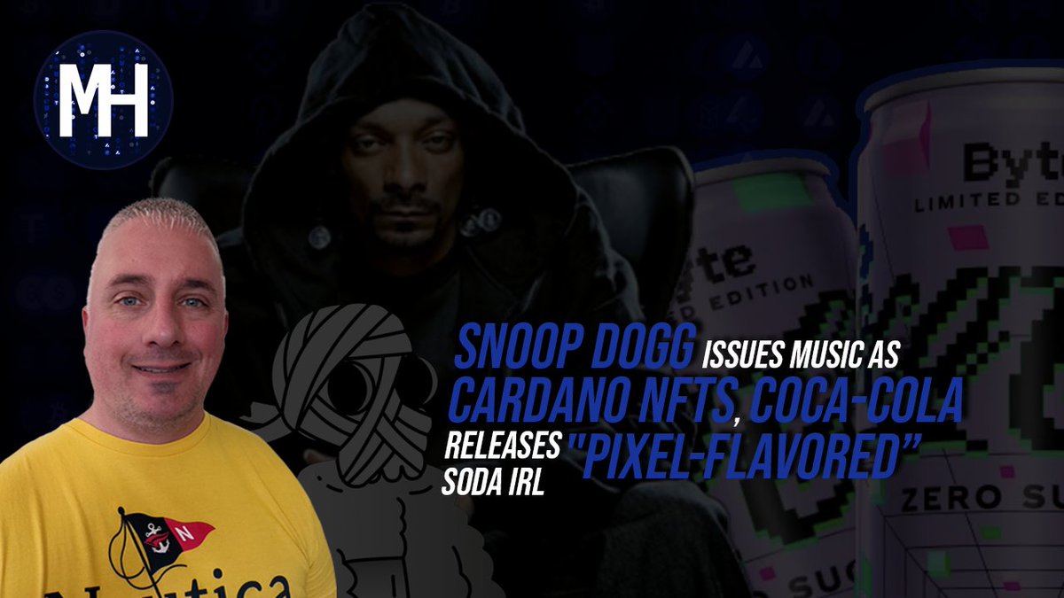 MetaH0dler's tweet photo. Snoop Dogg issues music as Cardano NFTs, Coca-Cola releases "pixel-flavored" soda IRL
https://t.co/cBT00zrIjn
#coacola #pixels #nfts #crypto #binanceus #binance #tiger #near #snoopdogg, #cardano #ada #skoodles https://t.co/y32annO5ht