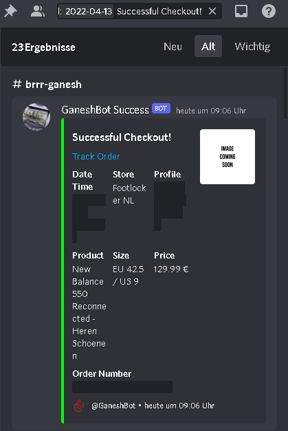 NB 550 

Bot: <a href="/GaneshBot/">GaneshBot</a> <a href="/GaneshCooked/">GaneshCooked</a> 
CG: <a href="/EscapeNotify/">Escape</a> 
<a href="/olee9999/">Olee</a> 
all for <a href="/flash_aco/">Flash Autocheckout</a>