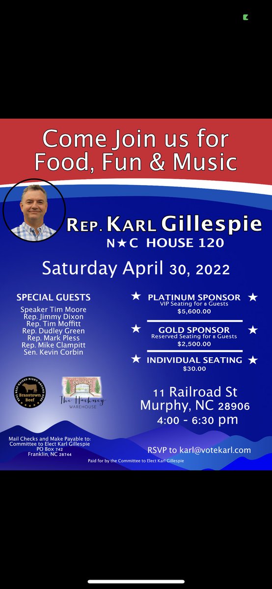 Cherokee Co NC Republicans tweet media
