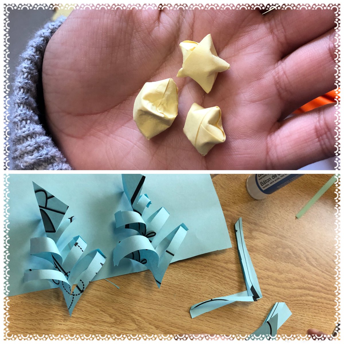 msbrandner45's tweet photo. See what we created out of GOOS paper on #GOOSPaperDay22 @EcoSchoolsCAN @OLGVnews https://t.co/2AWihIB2p1