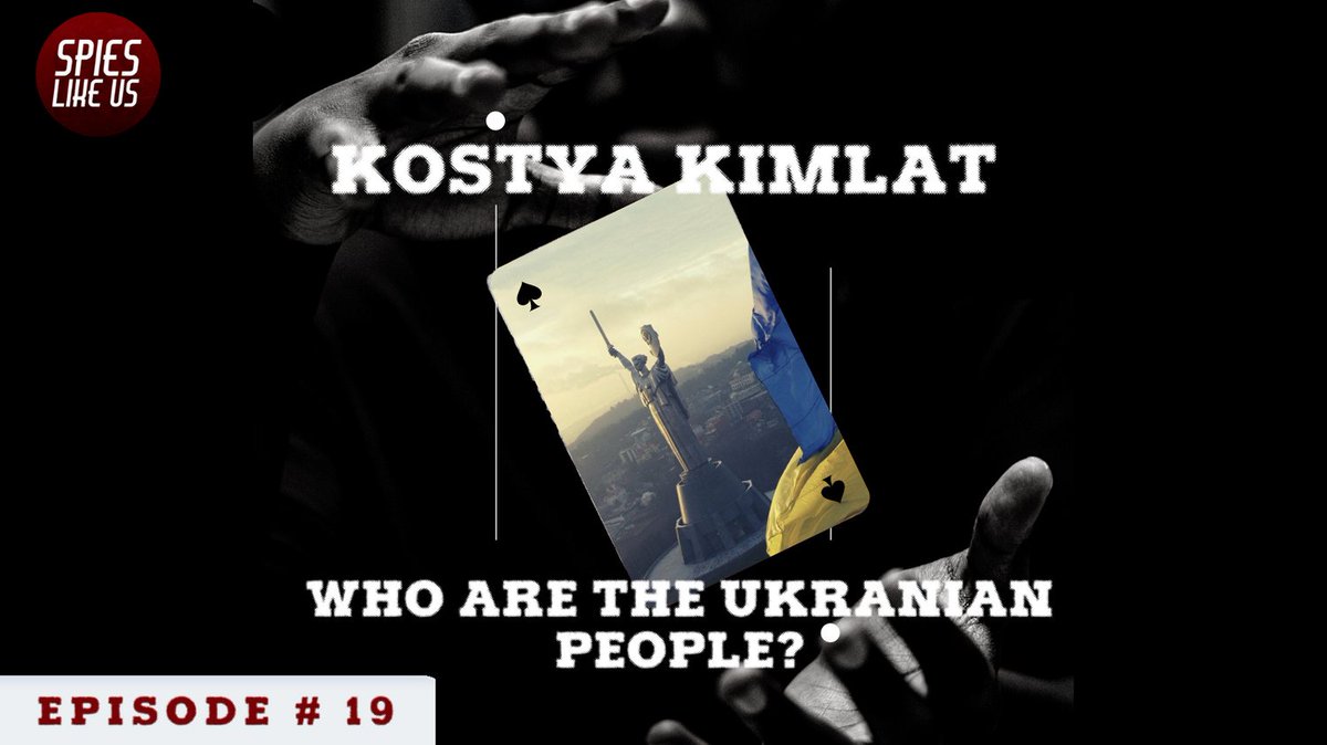 SpiesPod's tweet photo. New Episode Listen Now 
Kostya Kimlat joins us today to tell us about the Ukrainian people and how they're fighting spirit embodies the Ukraine he remembers as a child. 
#ukraine #magic #istandwithukraine #news #podcast #podcastlove #podcastinglife #podcastaddict #newpodcast https://t.co/gkz7qp5e4B