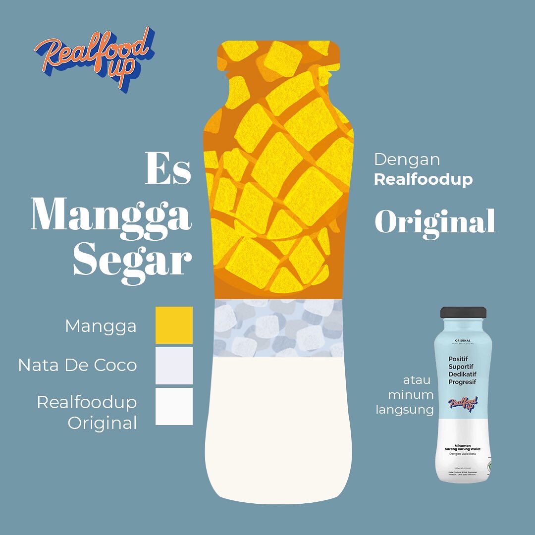 lupjkt's tweet photo. Takjil + RealfoodUp = Upjil!
Buat yang mulai bosen sama menu takjil yang itu-itu aja bisa cek inspirasi dari karya terbaru LUP @lupjkt untuk RealfoodUp yang bisa kamu temukan di truk LED billlboard di jalanan-jalanan ibukota. 

#LUPJakarta #RealfoodUp  #creativity #NewWork https://t.co/HeHl9ZX56Y