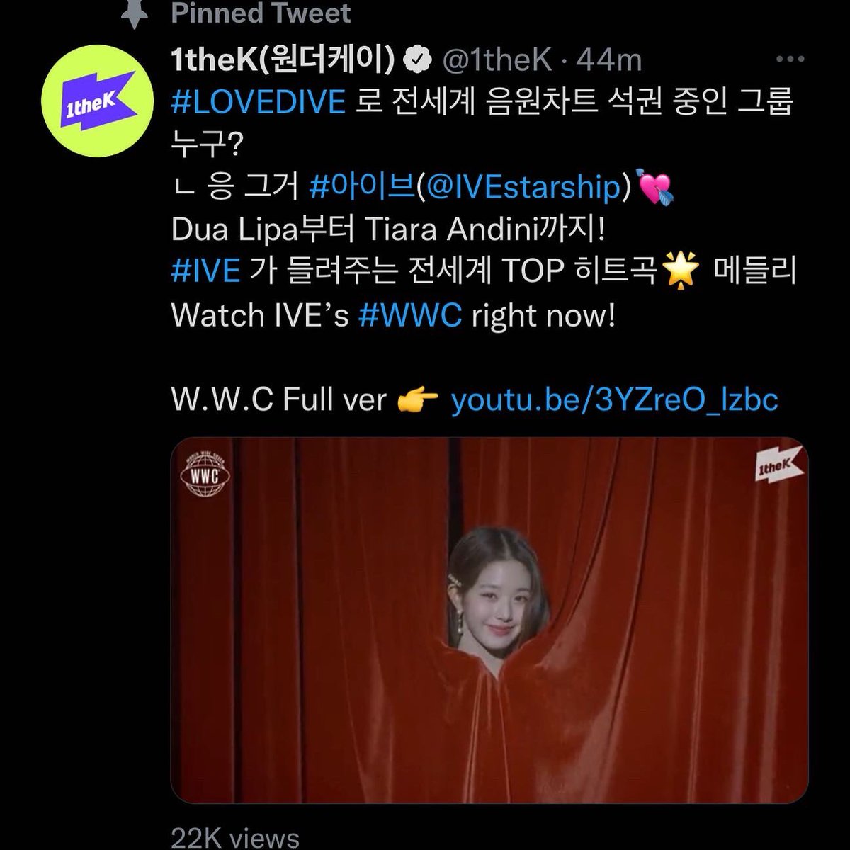 tiaraandinitv's tweet photo. —📽: AAAAAA MERASA INDAH SAMPAI DI KOREA😭😭

lIVE bagikan video W.W.C. Dalam video tersebut, mereka menampilkan lagu-lagu populer dari berbagai negara.

Gaeul, Yujin, Wonyoung, dan Liz tampil dengan suara merdu saat bawakan 'Merasa indah.' https://t.co/lH7EdWtwlV