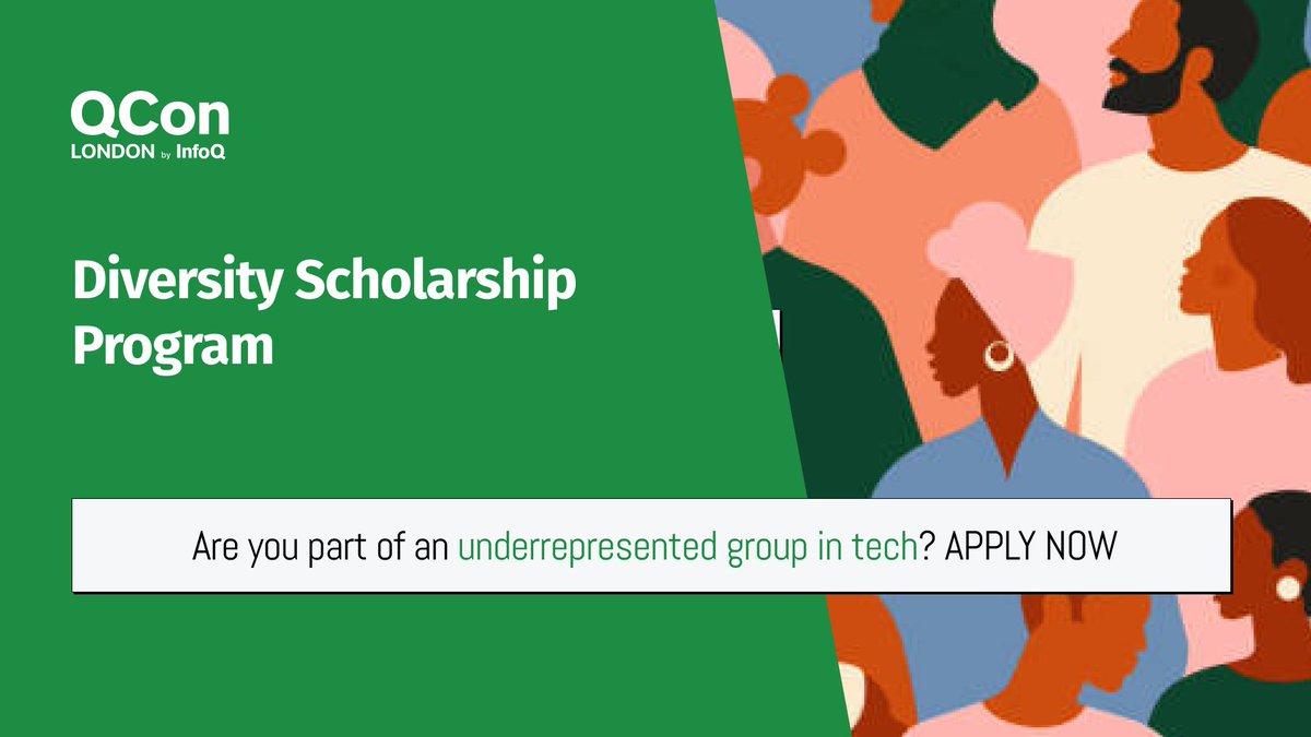 The #QConPlus diversity scholarship program offers support to those in the tech community who would not otherwise be able to attend the Software Development Conference. Apply now: bit.ly/3IttPCm


#QConCares #TechScholarship #WomeninTech #WomenWhoCode #DiversityinTech