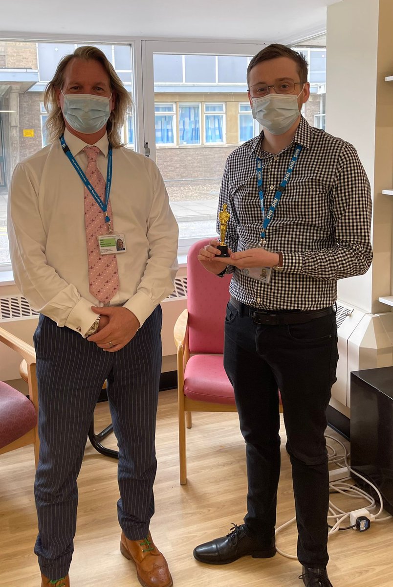 ULHT Surgical Division (@divisionulht) on Twitter photo Mark Lacey (Managing Director for Surgery) presenting Joseph Bull (Waiting List Coordinator) with a LβOscar for his tenacious approach in ensuring we minimise our patients wait for their surgery. Well done! ππ <a href="/ULHT_News/">NHS United Lincs</a> Mark Lacey (Managing Director for Surgery) presenting Joseph Bull (Waiting List Coordinator) with a LβOscar for his tenacious approach in ensuring we minimise our patients wait for their surgery. Well done! ππ <a href="/ULHT_News/">NHS United Lincs</a>