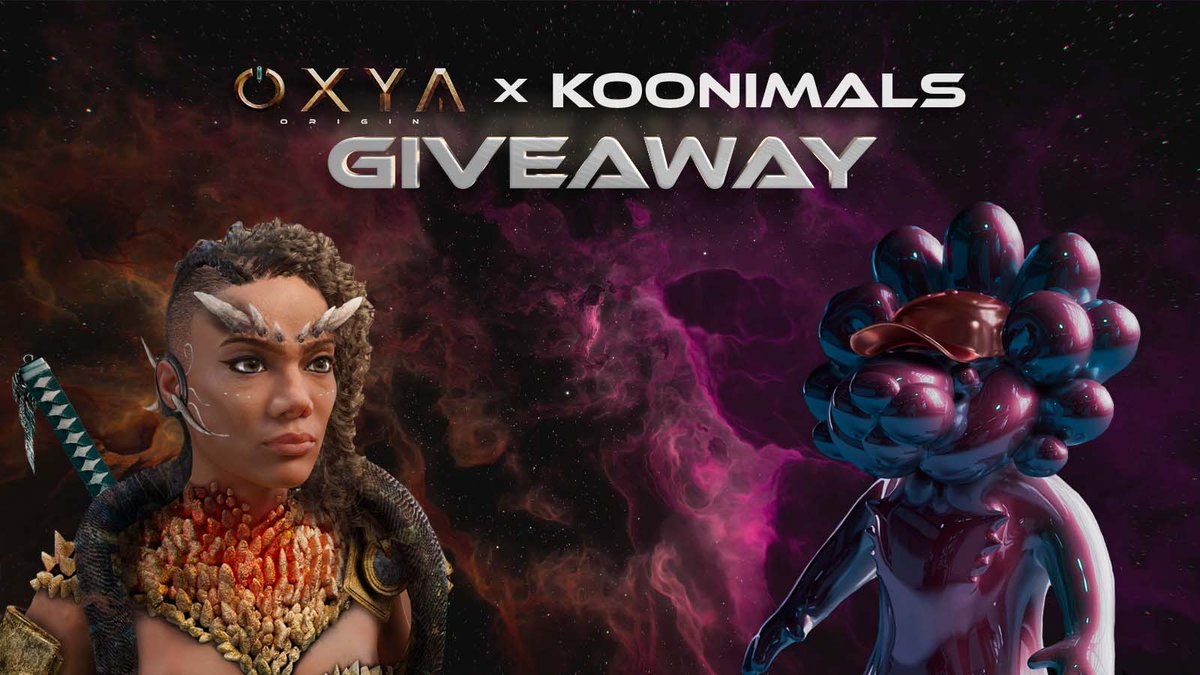 Koonimals by Ludwig Koons (@koonimalsnft) on Twitter photo 🤝 Koonimals X Oxya Origin 🤝
We are giving away a few WL spots:
💎 5 Landlord WL
👑 1 OG Landlord WL
To Enter:
1️⃣ Follow <a href="/koonimalsnft/">Koonimals by Ludwig Koons</a> & <a href="/OxyaOrigin/">Oxya Origin</a> & @OxyaClub
2️⃣ Like & RT
3️⃣ Tag 3 friends
Ends April 14
#NFTs #NFTGiveaway #NFTCommunity 🤝 Koonimals X Oxya Origin 🤝
We are giving away a few WL spots:
💎 5 Landlord WL
👑 1 OG Landlord WL
To Enter:
1️⃣ Follow <a href="/koonimalsnft/">Koonimals by Ludwig Koons</a> & <a href="/OxyaOrigin/">Oxya Origin</a> & @OxyaClub
2️⃣ Like & RT
3️⃣ Tag 3 friends
Ends April 14
#NFTs #NFTGiveaway #NFTCommunity