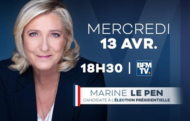 kev_ansart's tweet image. 📣 @MLP_officiel sera en interview sur @BFMTV ce soir à 18h30 ! 📺
#MarinePrésidente