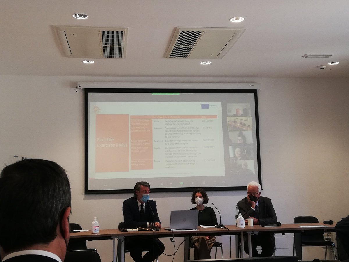 <a href="/resist_project/">RESIST Project</a> Final Conference takin place now at <a href="/IAIonline/">Istituto Affari Internazionali - IAI</a> premises #CBRN #security #criticalinfrastructure <a href="/SAFE_Italy/">Fondazione SAFE</a> <a href="/MasterCBRN/">Master CBRN</a> <a href="/paola_tessari/">Paola Tessari</a> @CrediOttavia <a href="/RacheleBranca/">Rachele Brancaleoni</a> <a href="/ENEAOfficial/">ENEA</a>