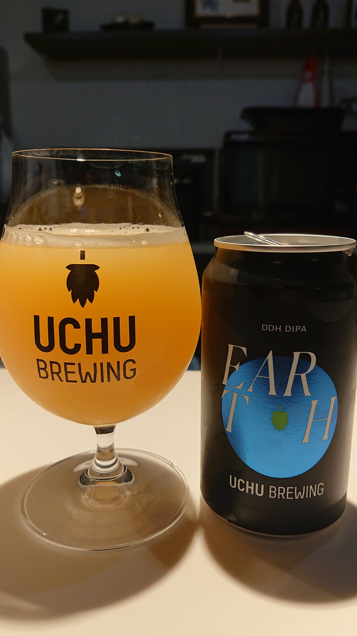 新品未使用☆宇宙ビールグラス2個セット うちゅう ビアグラス