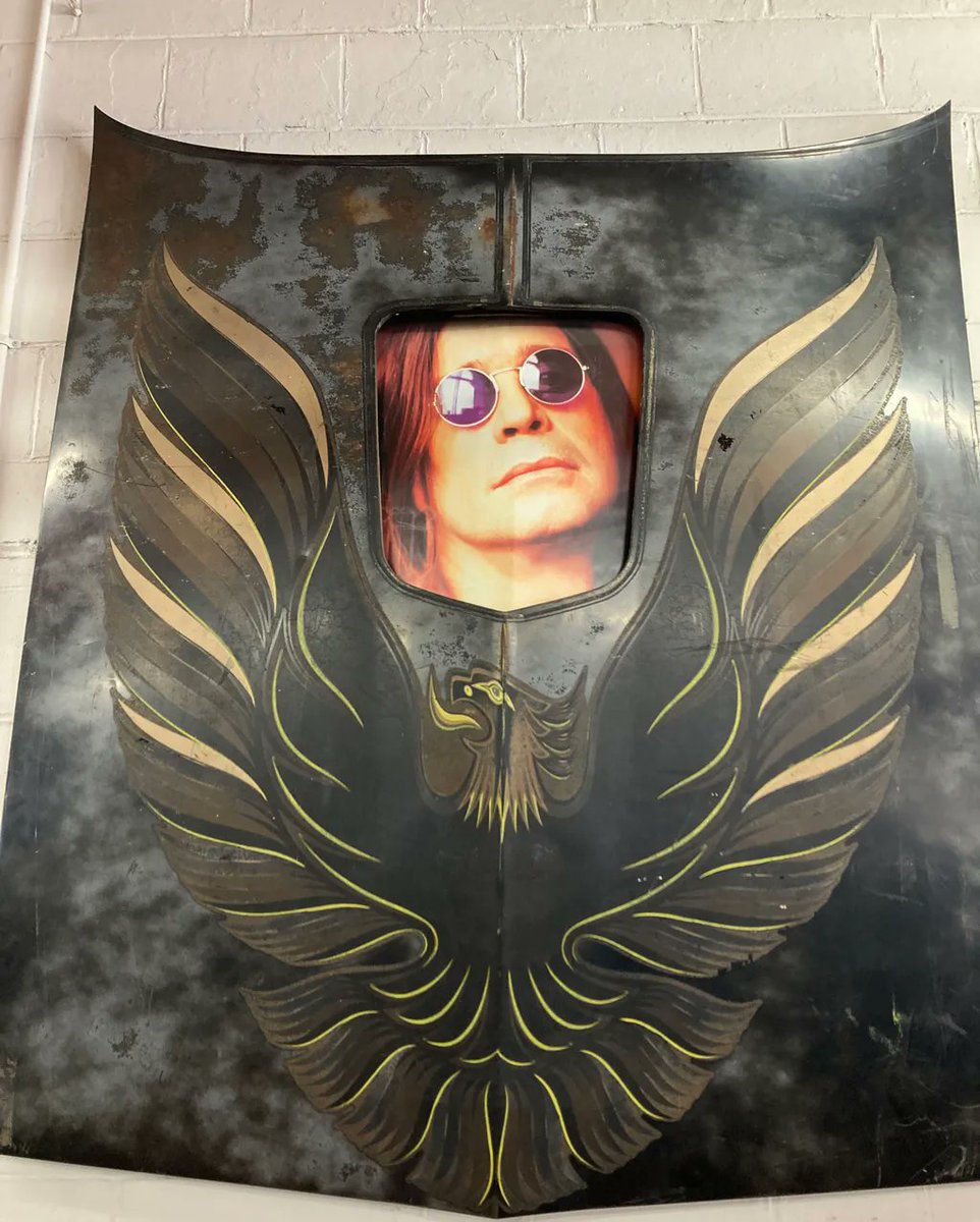 Screaming chicken and Ozzy?  What’s not to love:) #Bandit #OzzyOsbourne #pontiacfirebird