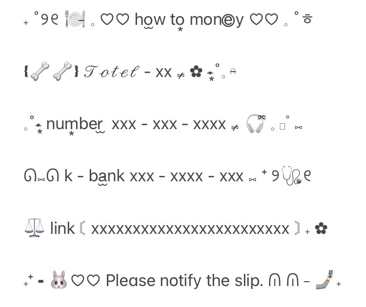 babepimmyimyour's tweet image. รีทวิต ♡♡ ฟอลก่อนนำไปใช้นะคะ ᕬ ᕬ 📢📢

⑅̷⁺ 🐰⑅ 𓊪ﾟˑ̫  ขายแจกแถมลงกลุ่ม cr.sorachunstore ⑅ˑ̫ ♥ take #͜͡คลังของขวัญของโซระจัง ˖ ⚖

#แจกอิโมจิ #แจกอิโมจิคอน #แจกฮาวทูเพย์ #แจกไบโอ #แจกฟอร์ม