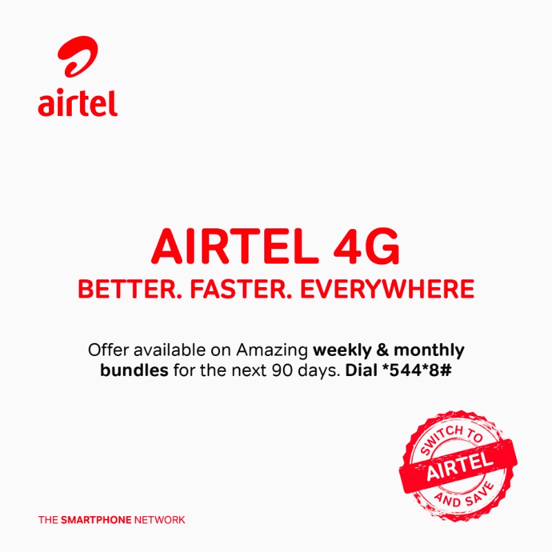 AIRTEL_KE's tweet photo. Hapa tunacheza kama sisi. 

Upgrade to a 4G smartphone tuku wahi 50% extra data for 90 days on amazing weekly and monthly. Dial *544# and select #AmazingData
