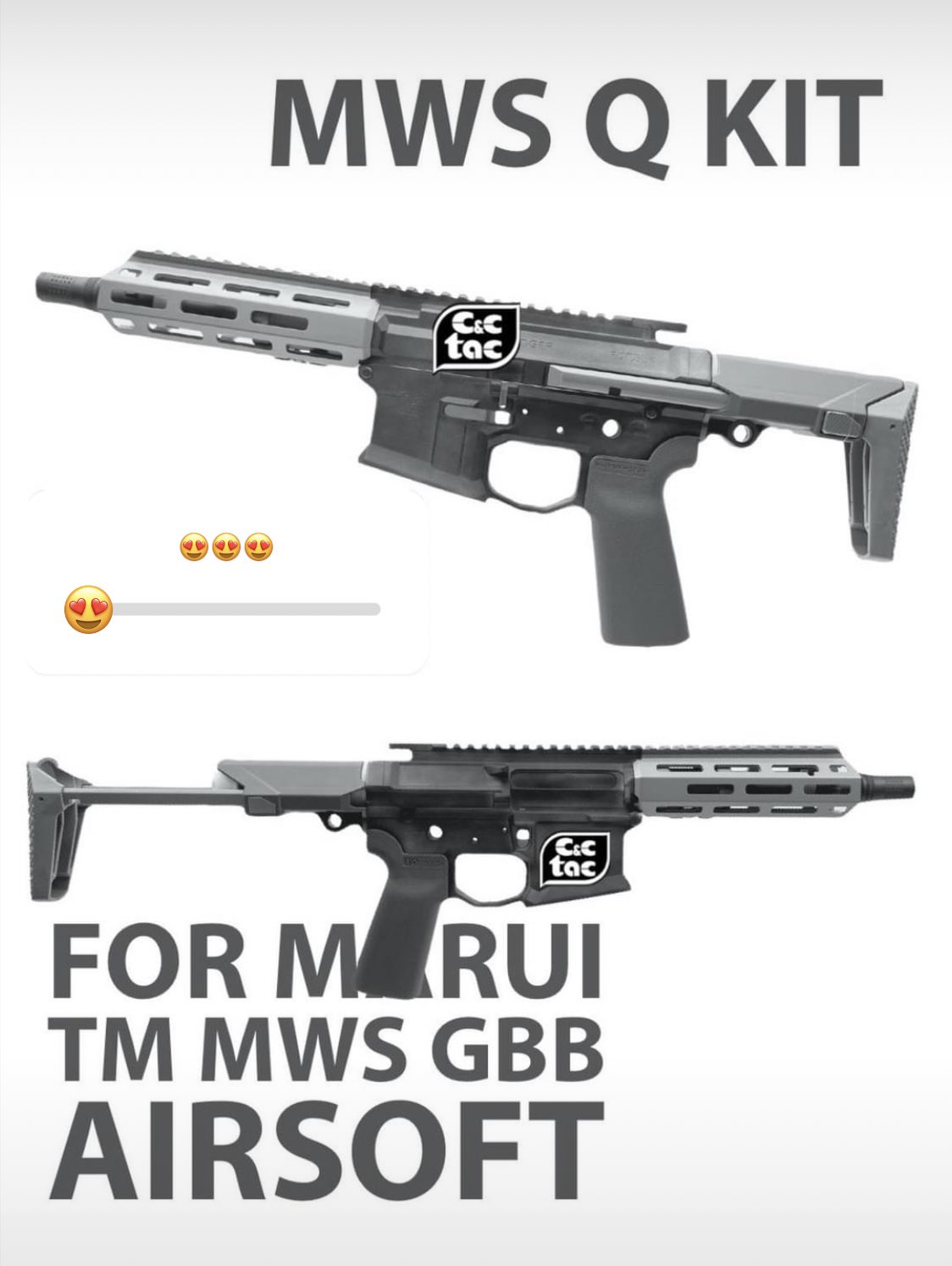 ハニーバジャー SBR 東京マルイMWS コンバージョンキット が登場！