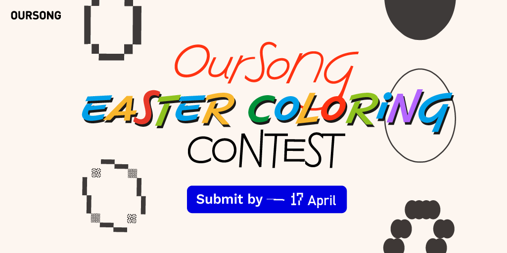 oursong's tweet photo. 🥚OurSong, Your Colors! Easter Coloring Contest!

✅Download the coloring sheet and do whatever crazy, egg-citing thing you'd like, and mint it into a Vibe with #happyeaster2022

💰Get 5OSD airdrop!

➡️More details:
https://t.co/GeKxpWBPRZ

#Eastercoloring #Vibe #NFTForThePeople https://t.co/UWt0DA93rO