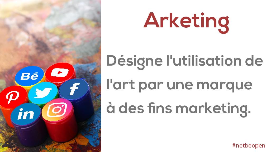 NetBeOpen's tweet image. Avec l’artketing, le compagnonnage entre marque et artiste vise à réenchanter la marchandise griffée pour créer une expérience consommateur inoubliable.
#Artketing #marketingnumérique #marque
