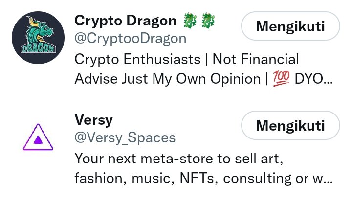 RatihAndam's tweet photo. @kuyawat @Versy_Spaces @CryptooDragon Done https://t.co/97bKkjpMny