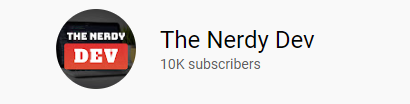 10k subscribers it is !
If you haven't checked out my channel, here is the link for same. Go ahead, watch and subscribe for more tech related tutorials ! 

#100daysofcode #javascript #DEVCommunity 

youtube.com/thenerdydev