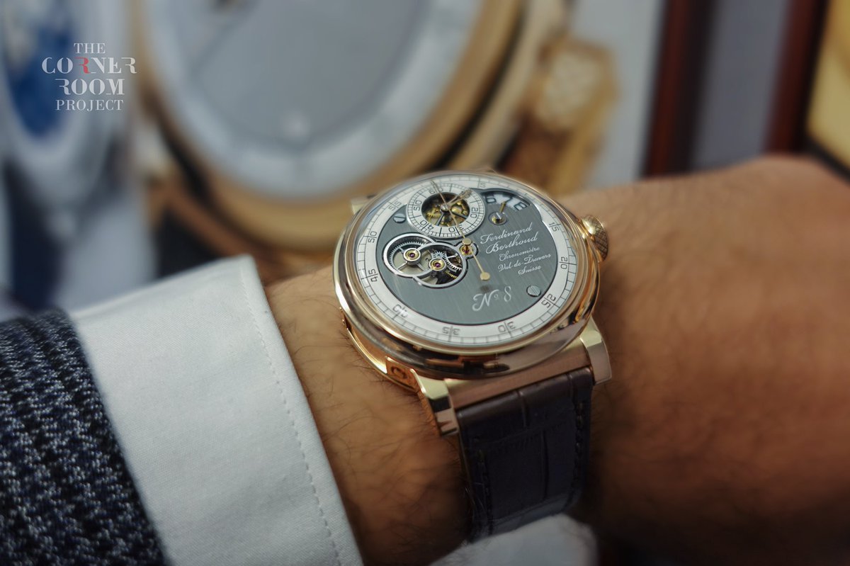 thecornerroom's tweet photo. #TCRPinGeneva

Clearly, the star of #WWG2022 for us!

Ferdinand Berthoud's Chronomètre FB RSM reinterprets the architecture and design of the Marine Clock no. 8 produced by the master clockmaker in Paris in 1768. 

Read More:
https://t.co/BDhYtWjKwp https://t.co/MF0vyzkoYf
