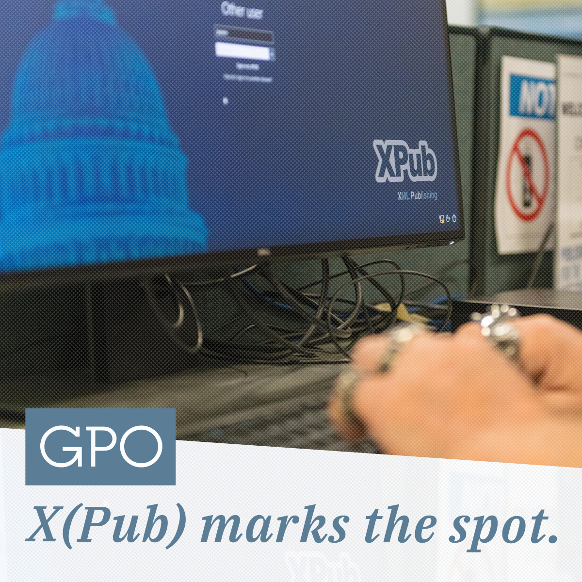 USGPO's tweet photo. In his keynote speech at #RegTech22, GPO Director Hugh Halpern said, "XPub is the hub of GPO's operations for the foreseeable future. This will become the hub of our operations at GPO and facilitate a whole slew of new applications for all our Federal customers." https://t.co/a6LHcMKqGj