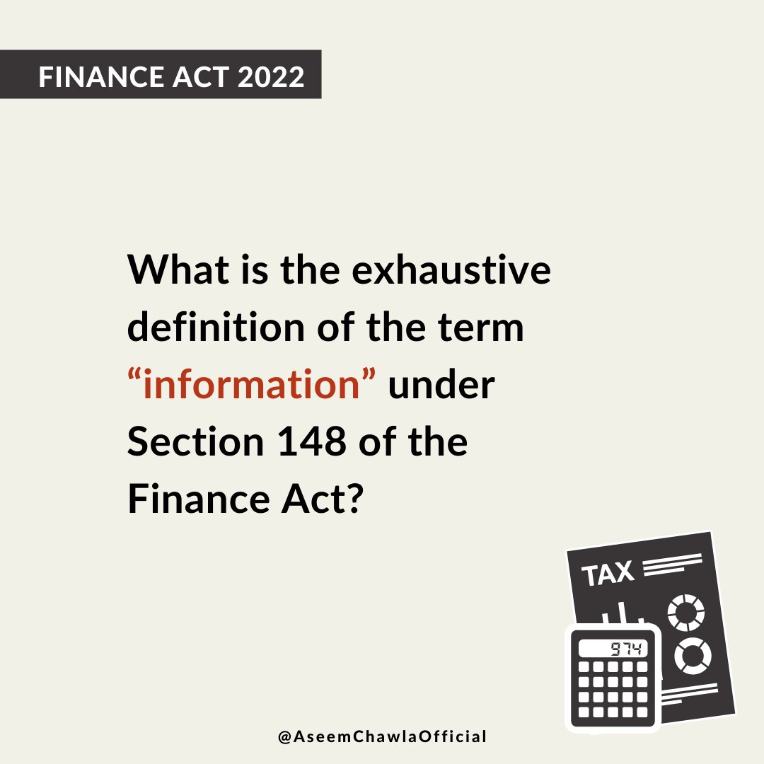 official_aseem's tweet photo. In order to remove the purported unintentional drafting errors in the past provisions, the expansion of the term“information” would mandate the tax authorities to reopen cases where the reported transactions are inconsistent with the information available with the department. https://t.co/vEFrFXvVy3