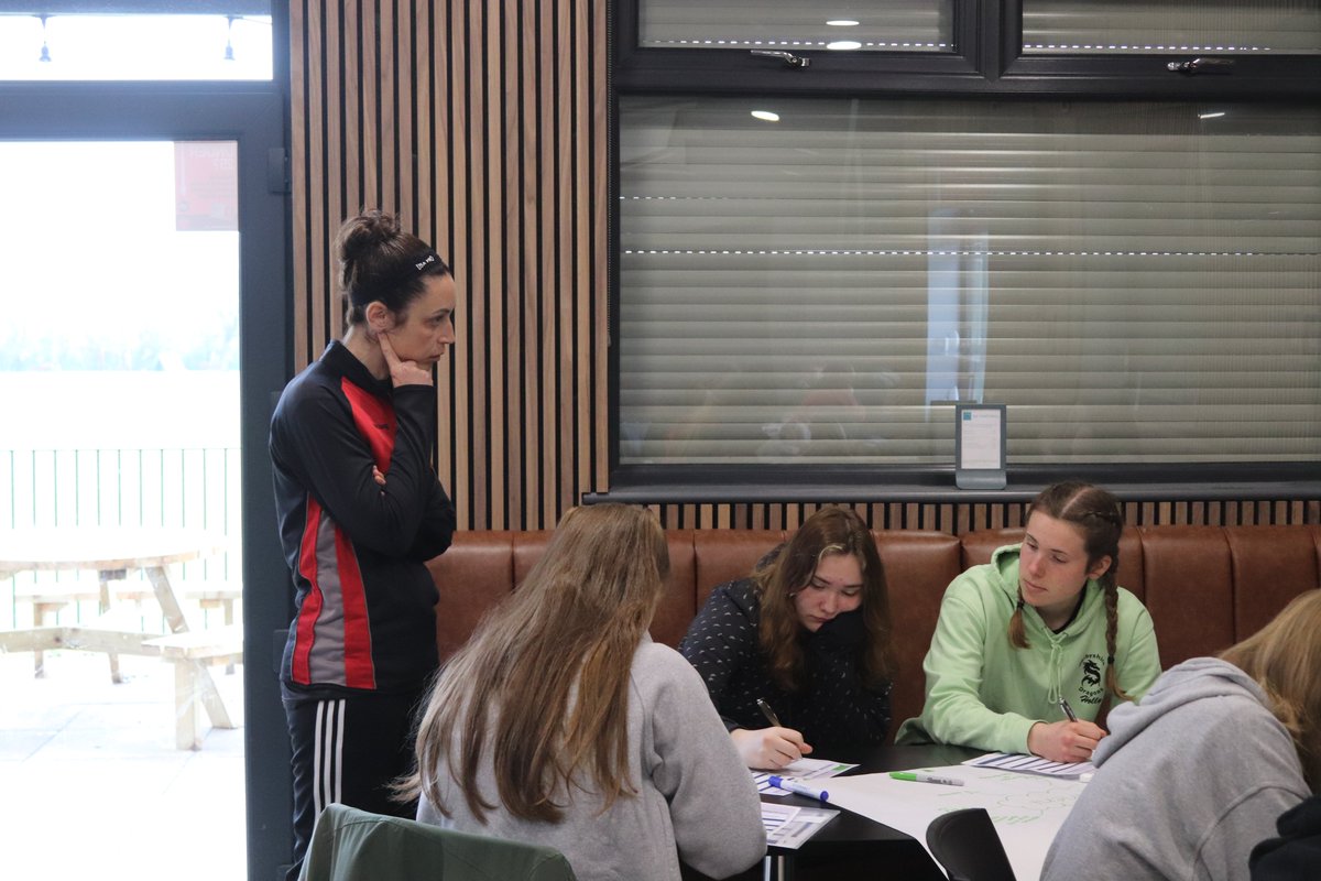 DCCTOfficial's tweet photo. This week we have been at @afcchellaston delivering the @SportsLeaders programme in partnership with @TrelleborgGroup 🎯

The session focused on increasing female participation in sports coaching and provided participants with the skills they need to progress in coaching 📈 https://t.co/347IHQ7Hrh
