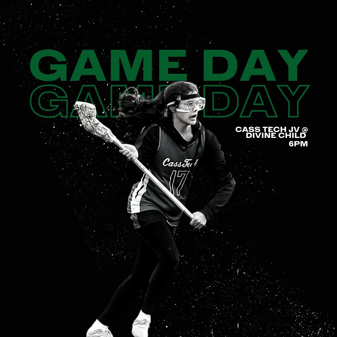 It's GAME DAY! JV is taking on Divine Child today. 6pm at Divine Child High School!

#Year2 #JustTheBeginning #CassTechWLax #GirlsLacrosse