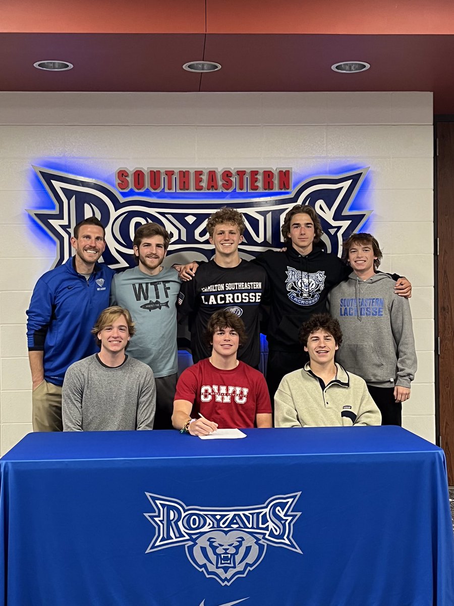 HSE_lax's tweet image. Great morning! Senior team captain @garrettsmith44 signs his letter of intent with @OWU_MLAX. Awesome to have so many teammates there to support him. Congrats G!