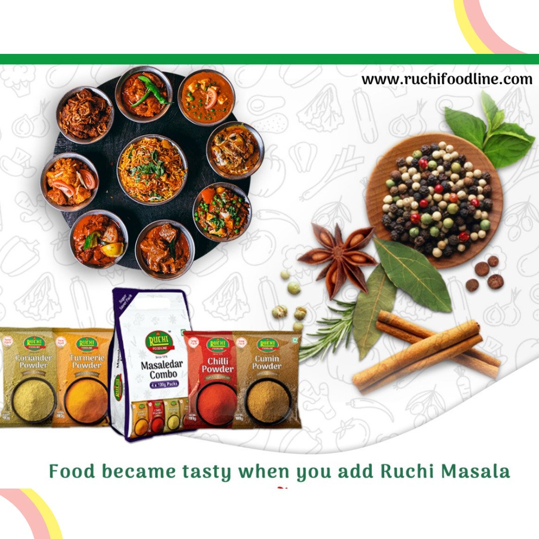 higrozip's tweet photo. Want to have something with the perfect balance of spiciness & deliciousness?
Buy Ruchi Masala now from #Grozip- https://t.co/dPcTWYMJEI
#masalaking #spicesofindia #food #Cooking
@Food_Odisha https://t.co/by9drdK3sh