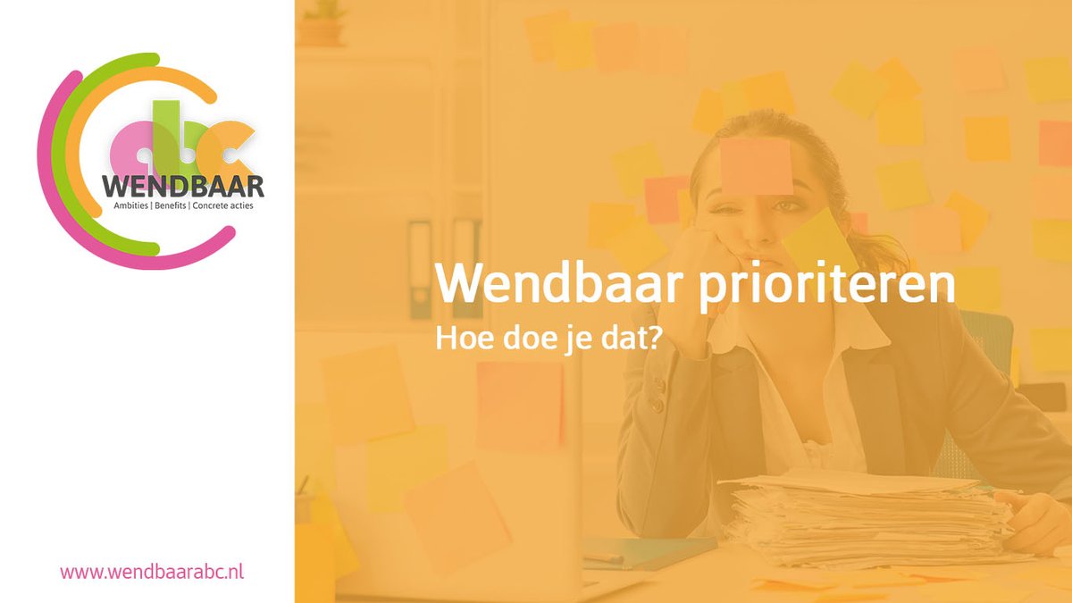 WendbaarABC's tweet photo. #Prioriteiten stellen en focus houden is niet altijd even gemakkelijk. Waar let je nu op bij het maken van keuzes? Hoe zorg je dat de focus op klant en #waardecreatie komt te liggen? En: hoe pak je dat aan? » https://t.co/IEymcxISk7 https://t.co/MpDUQEkAQu