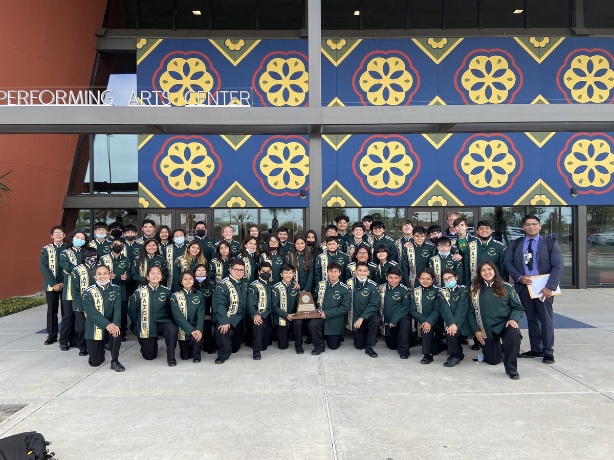 rmsgatorband's tweet photo. Congratulations to the Mighty Gator Band for the superior division at the UIL contest! Great job by all the students and Band directors. @resaca_gators @losfresnosband https://t.co/6HT412r6mq