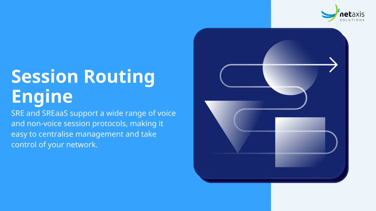 NetaxisSol's tweet image. Wondering how to streamline #routing? 🤔
Using our cloud-based Session #RoutingEngine simplifies the process, saving your time and money. Read more: buff.ly/35QTk3o