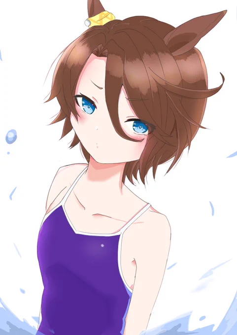 「 何見てんのよ、 」#ウマ娘 #ナリタタイシン 