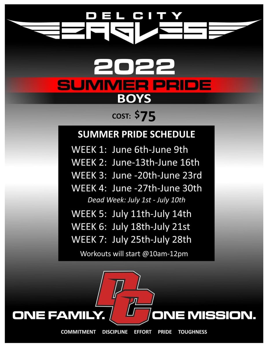 Come get better with us this summer! This is the expectation! 🦅⚽️