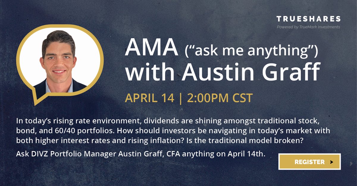 Tomorrow! Join us for an AMA with $DIVZ Portfolio Manager Austin Graff at 2pm. Register below:
register.gotowebinar.com/register/58945…