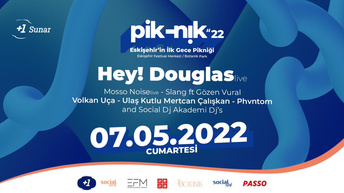 📣ÇEKİLİŞ 📣

Eskişehir’in ilk yeme içme festivali Pik-nik 7 Mayıs’ta bizlerle olacak! 

🎁 Bize de bir şanslı kişiye çift kişilik bilet hediye etmek düşer.

Katılmak için yapmanız gereken;
-Bu gönderiyi RT yapmak
-1 arkadaşını etiketlemek 🔥

Bol şans 🤞🏻