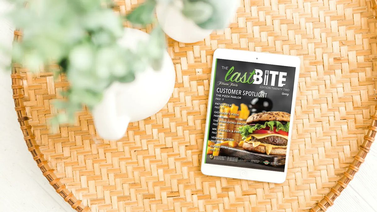 The Last Bite Edition Twenty-Two is now available digitally! We are excited to share with you our Spring Edition which highlights the coming of the new season with inspiration to refresh aspects of your business. View here >> buff.ly/3vfJksX