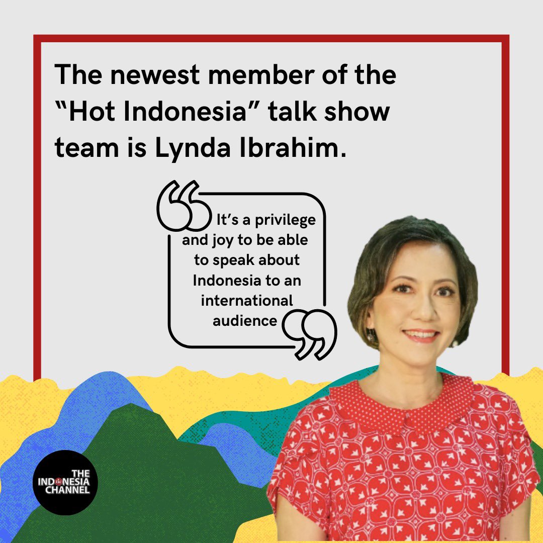 theindochannel's tweet photo. Welcoming Lynda Ibrahim to our team! The Jakarta native has extensive international experience in the corporate world and also has contributed as a columnist with media companies.
#theindonesiachannel #ticweb #indonesia #lyndaibrahim https://t.co/O357wZQG8T