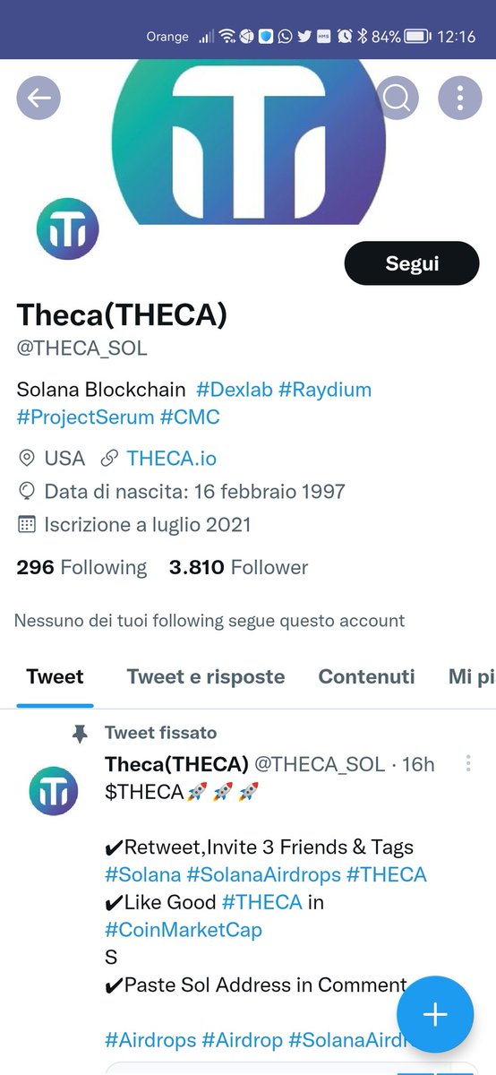 Theca tweet media