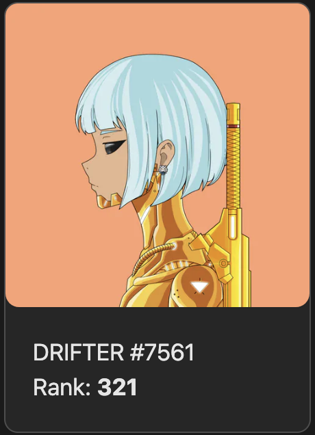 enDuck_re's tweet photo. I am selling these @drifters_nft, they are not listed anywhere, dm me if you're interested 👀 https://t.co/PfHz0MQAD7