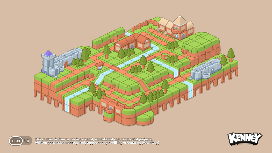 New #gameassets! The Sketch Town Expansion extends the previously released isometric pack with new tiles like roof corners, farms, cliffs and more.

Download: kenney.nl/assets/sketch-…

License: Public domain, free to use in anything.