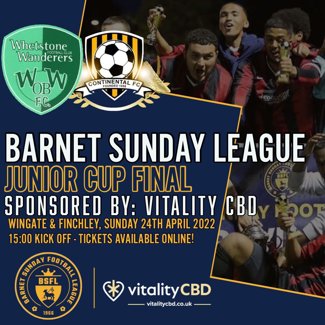 Whetstone FC (@whetstone_fc) on Twitter photo Junior cup final vs <a href="/Continental_FC/">Continental FC /Insta: continentalfc_official</a> get your tickets here!: fatso.ma/VGBM <a href="/BarnetLeague/">Barnet Sunday Football League</a> Junior cup final vs <a href="/Continental_FC/">Continental FC /Insta: continentalfc_official</a> get your tickets here!: fatso.ma/VGBM <a href="/BarnetLeague/">Barnet Sunday Football League</a>
