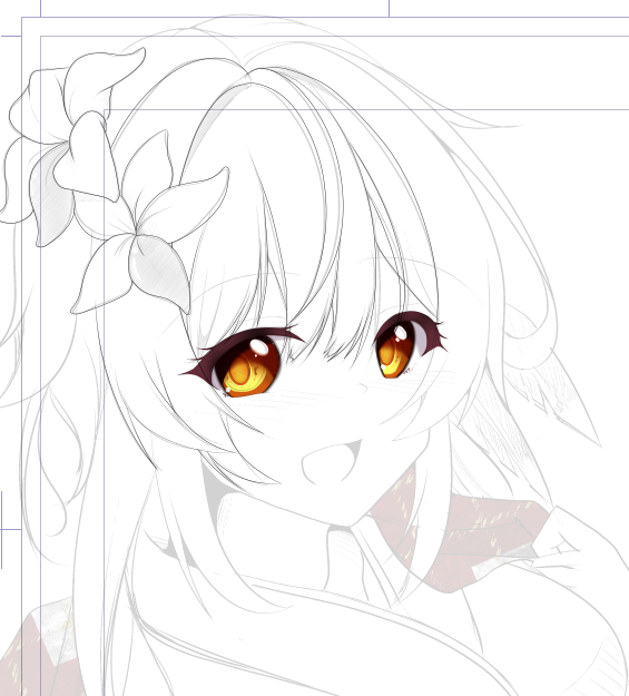 最近友人に言われた事。
とりあえず、線画を始める前に目だけは完成させますといったら、

それは絶対におかしいと言われました(;'Д`) 