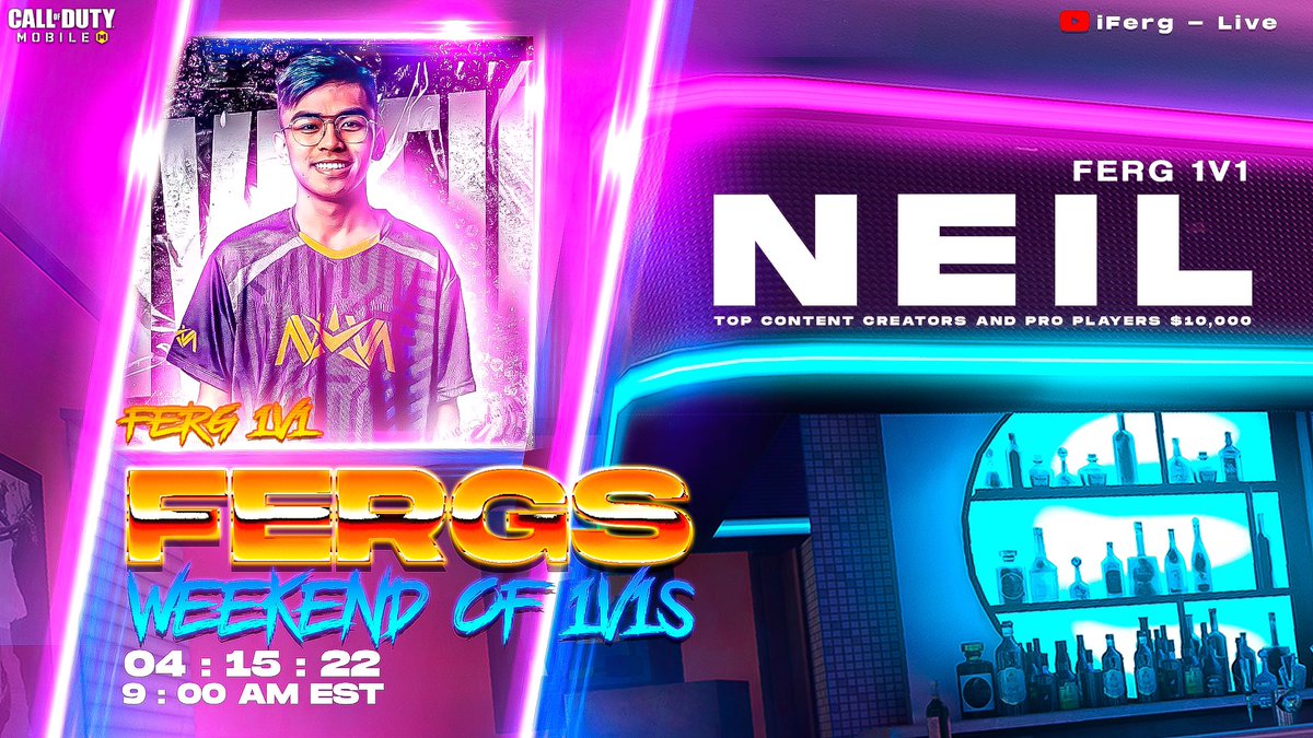 Competing in <a href="/Ferg/">Ferg</a>’s 1v1 Tourney, watch me get destroyed. 😝🤫